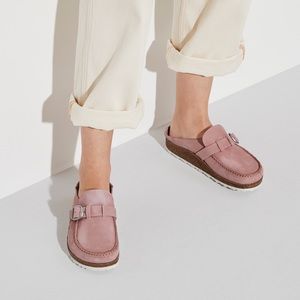 Birkenstock Buckley Nubuck Leather Soft Pink